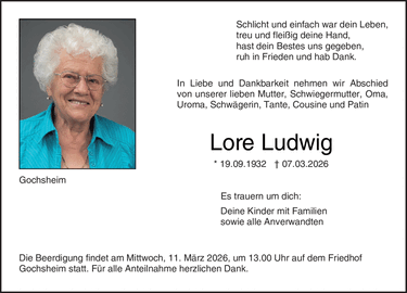 Schlicht und einfach war dein Leben