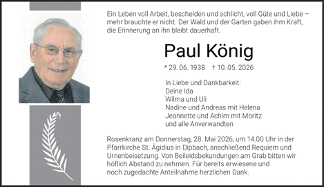 Ein Leben voll Arbeit, bescheiden und schlicht