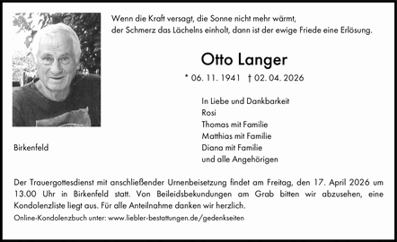 Wenn die Kraft versagt