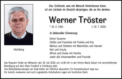 Das Sch&ouml;nste, was ein Mensch hinterlassen kann