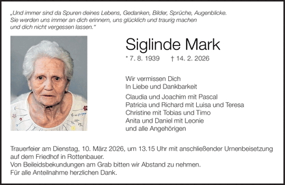 ?Und immer sind da Spuren deines Lebens