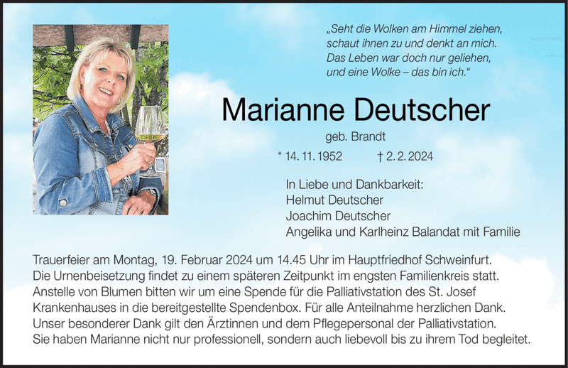 ?Seht die Wolken am Himmel ziehen