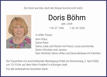 Der Geist war klar, doch der K&ouml;rper konnte nicht mehr