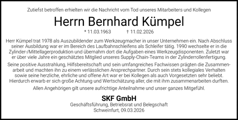 Zutiefst betroffen erhielten wir die Nachricht vom Tod unseres Mitarbeiters