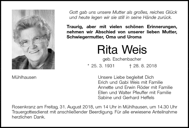 Gott gab uns unsere Mutter als großes