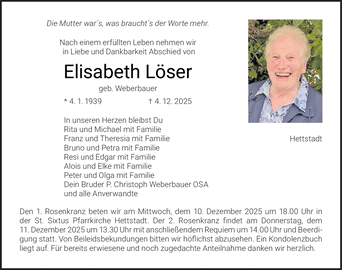 Die Mutter wars, was brauchts der Worte mehr