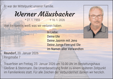 Er war der Mittelpunkt unserer Familie