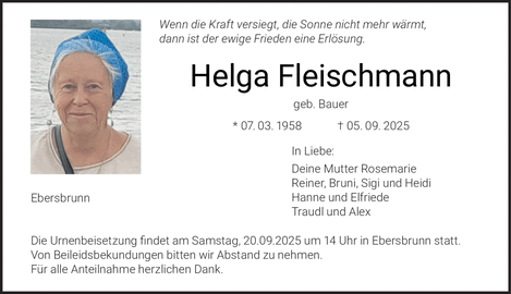 Wenn die Kraft versiegt