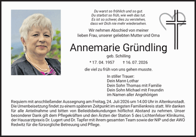 Du warst so fr&ouml;hlich und so gut