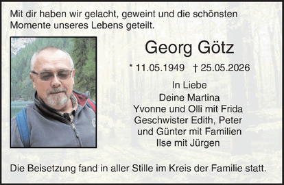 Mit dir haben wir gelacht