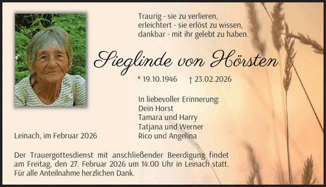 Traurig - sie zu verlieren