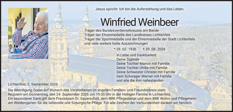 Jesus spricht: Ich bin die Auferstehung und das Leben