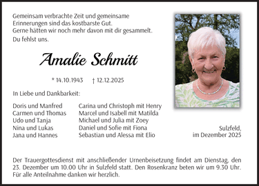 Gemeinsam verbrachte Zeit und gemeinsame Erinnerungen sind das kostbarste Gut