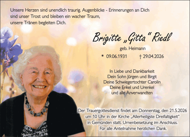 Unsere Herzen sind unendlich traurig