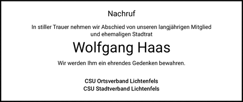 Nachruf In stiller Trauer nehmen wir Abschied von unseren langj&auml;hrigen