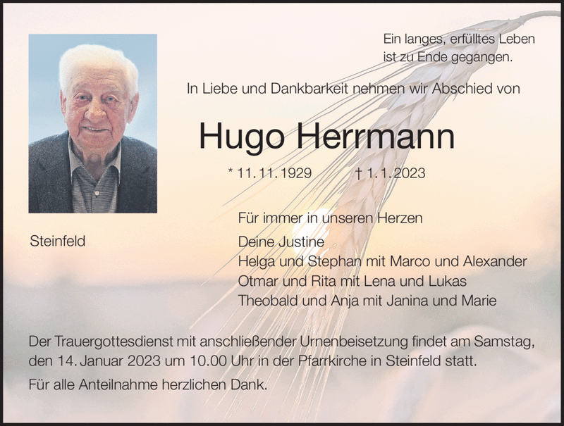 Ein langes, erfülltes Leben ist zu Ende gegangen