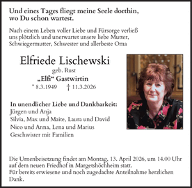 Und eines Tages fliegt meine Seele dorthin