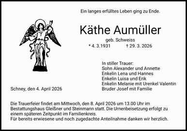 Ein langes erf&uuml;lltes Leben ging zu Ende