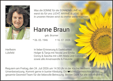 Was die SONNE f&uuml;r die SONNENBLUME ist