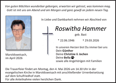 Von guten M&auml;chten wunderbar geborgen