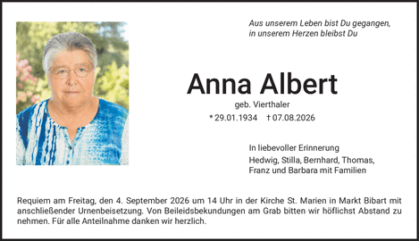 Aus unserem Leben bist Du gegangen