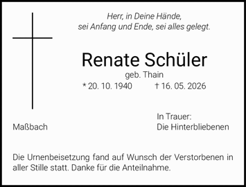 Herr, in Deine H&auml;nde, sei Anfang und Ende