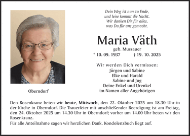Dein Weg ist nun zu Ende