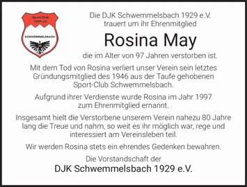 Die DJK Schwemmelsbach 1929 e.V