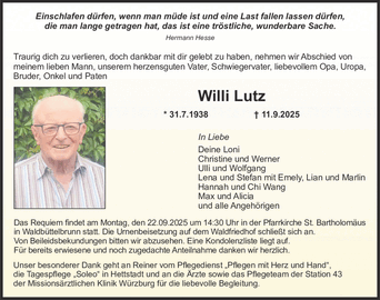 Einschlafen dürfen, wenn man müde ist und eine Last fallen lassen dürfen