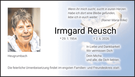 Wenn ihr mich sucht, sucht in euren Herzen