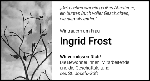 ?Dein Leben war ein gro&szlig;es Abenteuer
