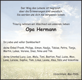 Der Weg des Lebens ist begrenzt