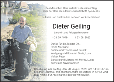Des Menschen Herz erdenkt sich seinen Weg aber der Herr allein lenkt seinen