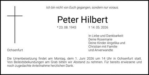 Ich bin nicht von Euch gegangen