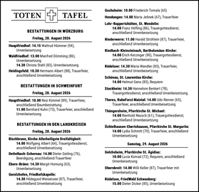 Gochsheim: 10.00 Friederich Tomala (65) Hendungen