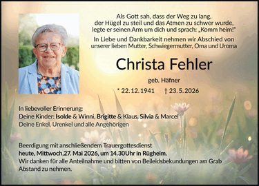 Als Gott sah, dass der Weg zu lang