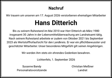 Nachruf Wir trauern um unseren am 17