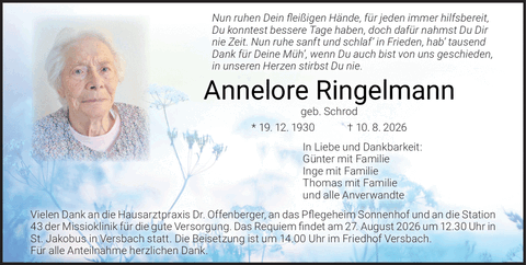 Nun ruhen Dein flei&szlig;igen H&auml;nde