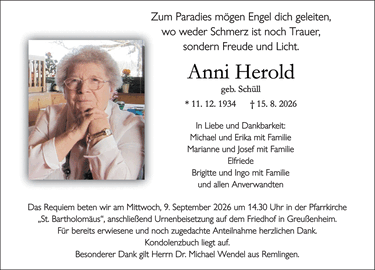 Zum Paradies m&ouml;gen Engel dich geleiten
