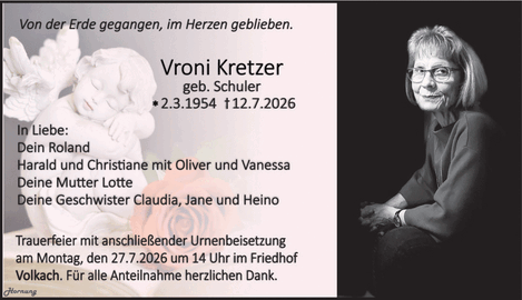 Von der Erde gegangen, im Herzen geblieben