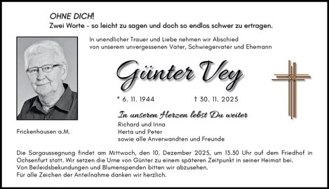 OHNE DICH! Zwei Worte - so leicht zu sagen und doch so endlos schwer zu