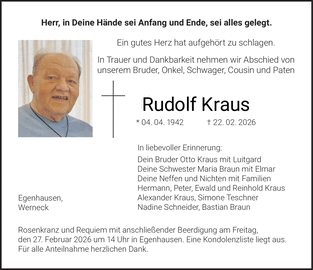 Herr, in Deine H&auml;nde sei Anfang und Ende