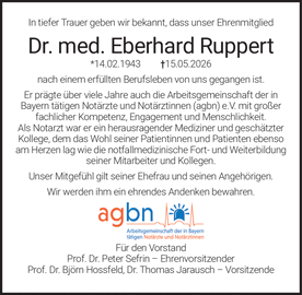 In tiefer Trauer geben wir bekannt