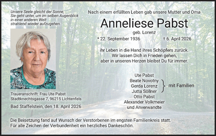 Unsere Seele gleicht der Sonne