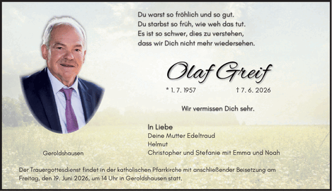 Du warst so fr&ouml;hlich und so gut