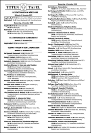 Donnerstag, 4. Dezember 2025 BESTATTUNGEN IN WÜRZBURG Mittwoch