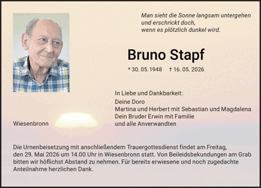 Man sieht die Sonne langsam untergehen und erschrickt doch