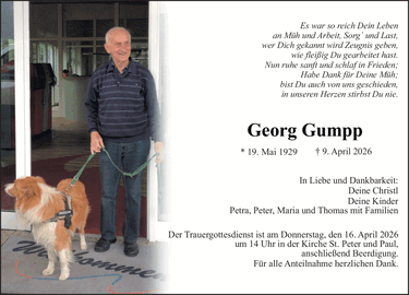 Es war so reich Dein Leben an M&uuml;h und Arbeit