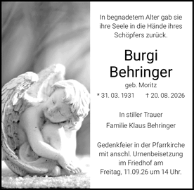 In begnadetem Alter gab sie ihre Seele in die H&auml;nde ihres Sch&ouml;pfers zur&uuml;ck