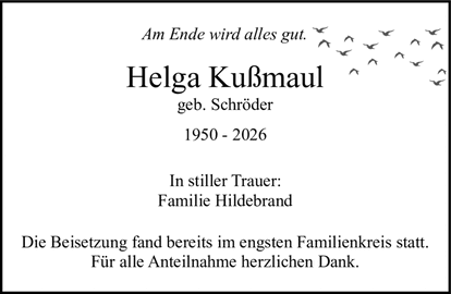 Am Ende wird alles gut